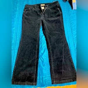 Black pants flare leg